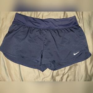 Nike Women's Navy Blue Running Shorts